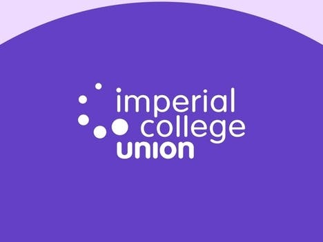 Light purple background with a dark purple semi circle taking up the page from the bottom. A white ICU logo is in the middle