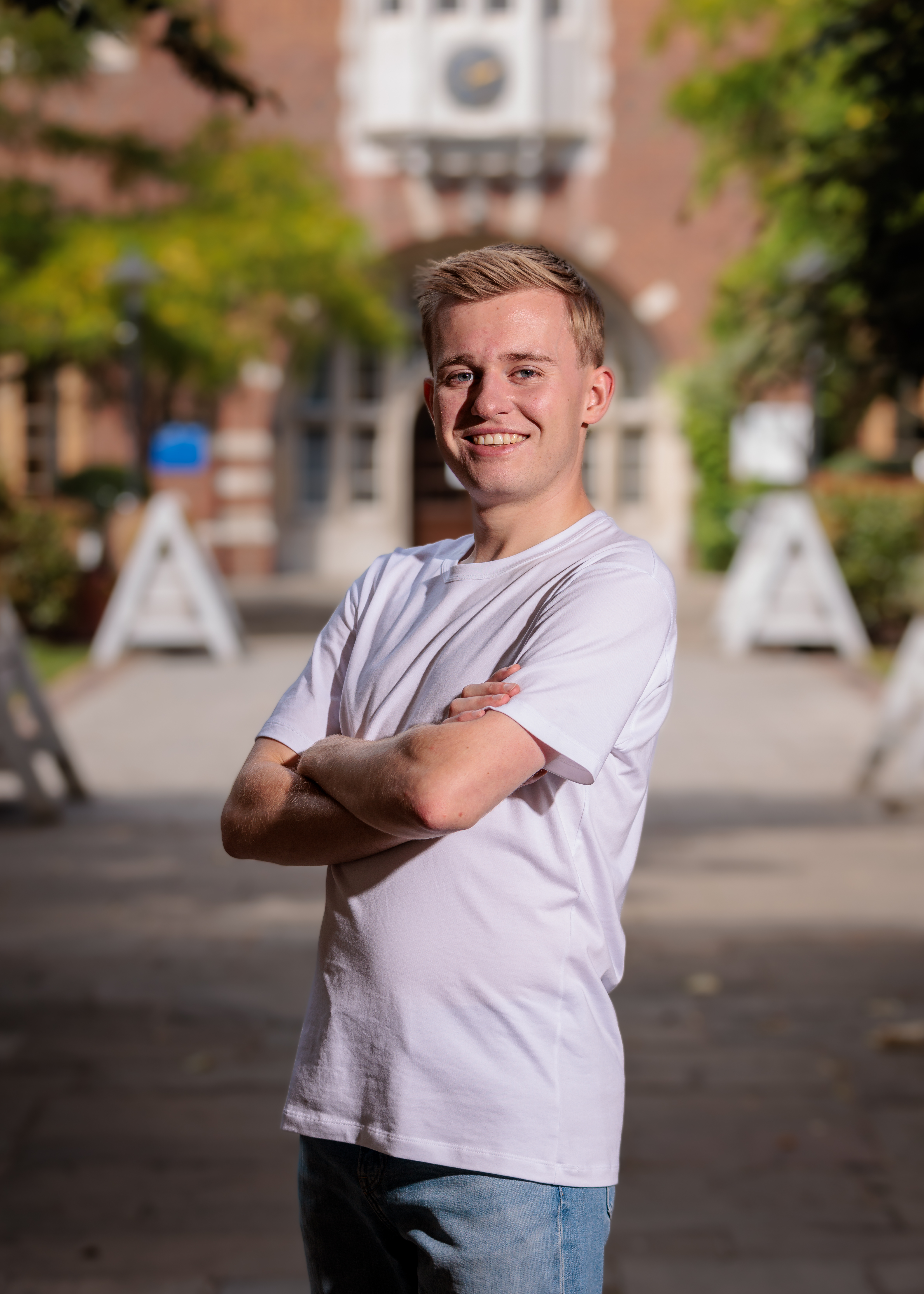 Portrait of Christian in Beit Quad