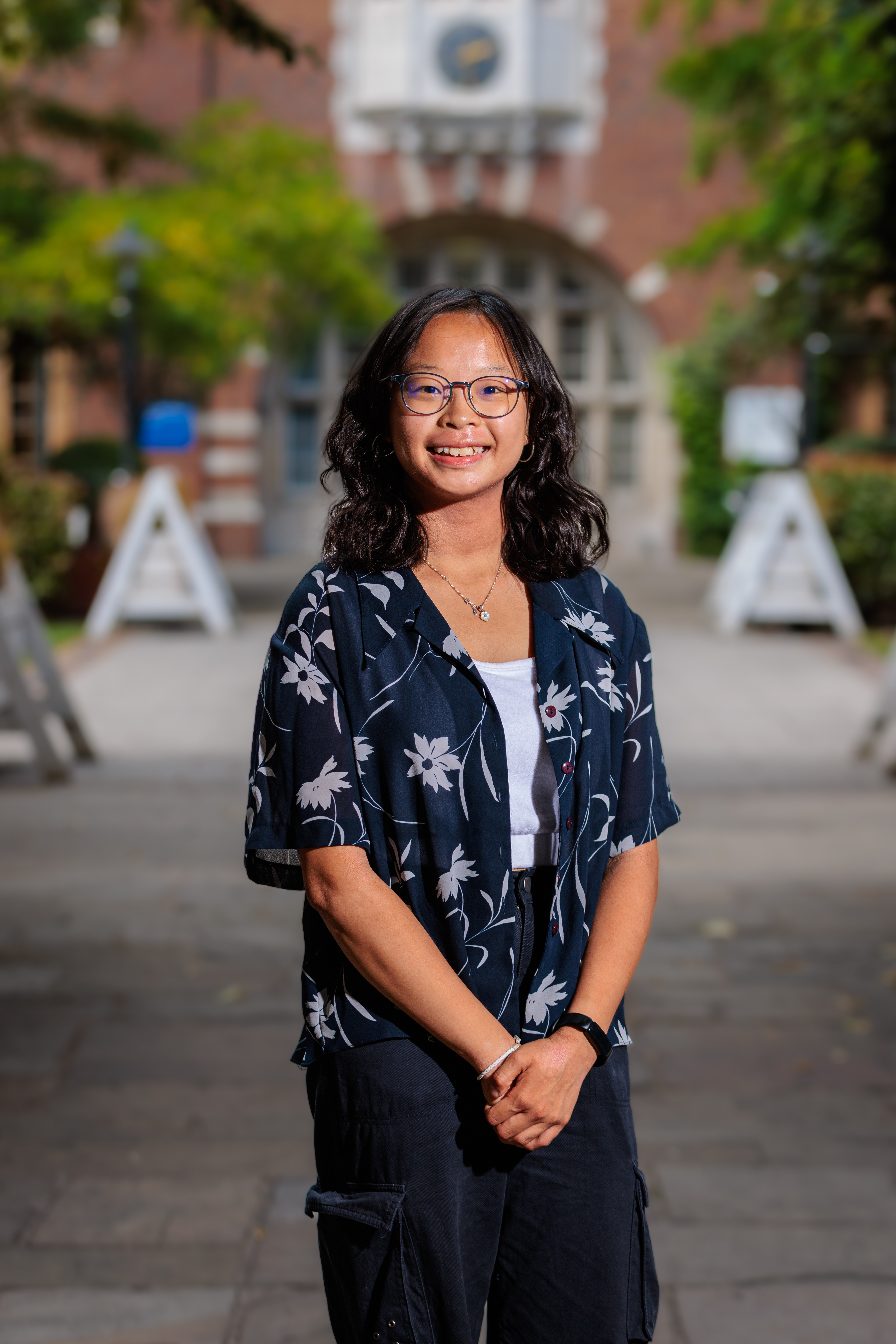 Portrait of Steph in Beit Quad