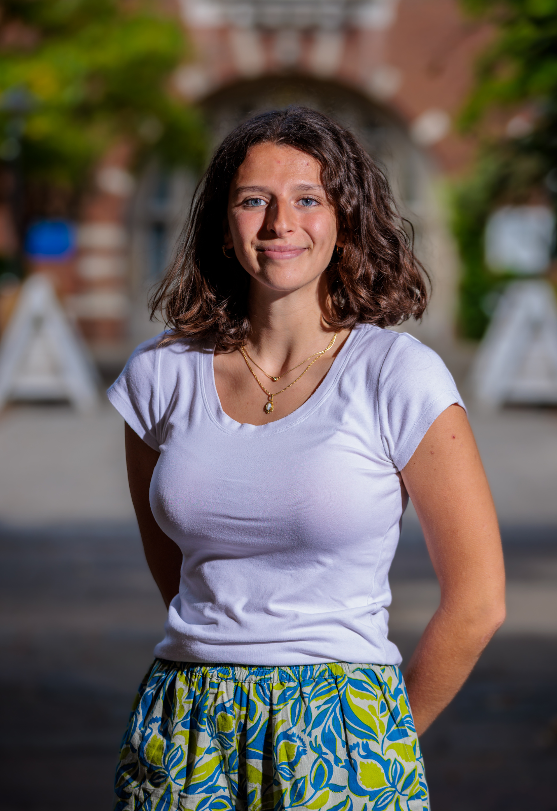 Portrait of Camille in Beit Quad