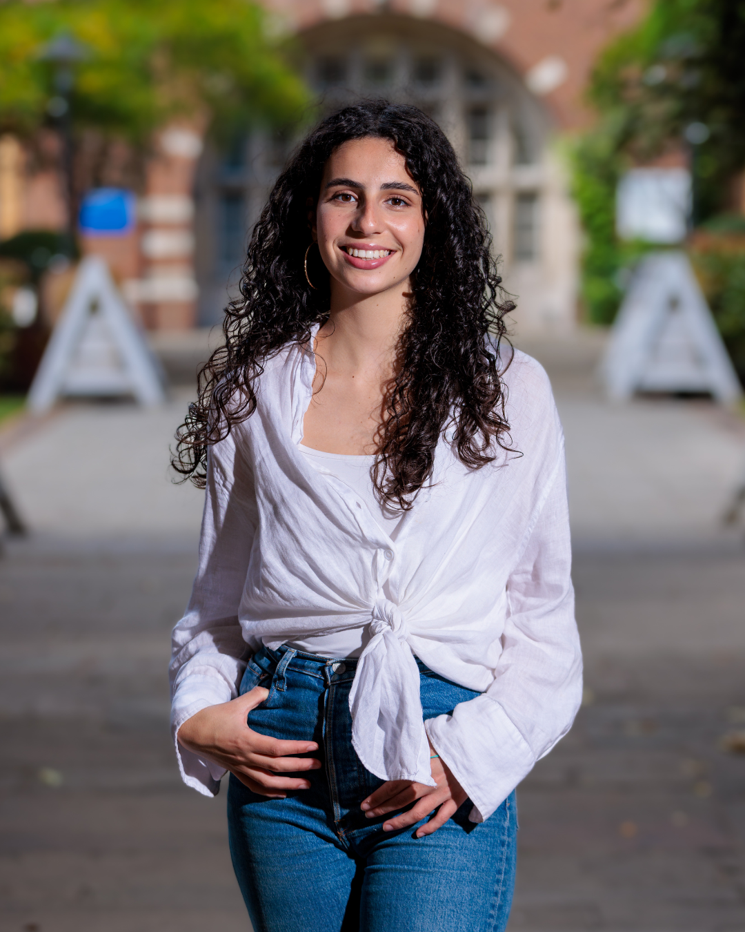 Portrait of Lilia in Beit Quad