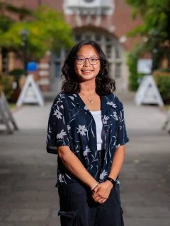 Portrait of Steph in Beit Quad